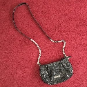 NY&Co Black Sequin Crossbody